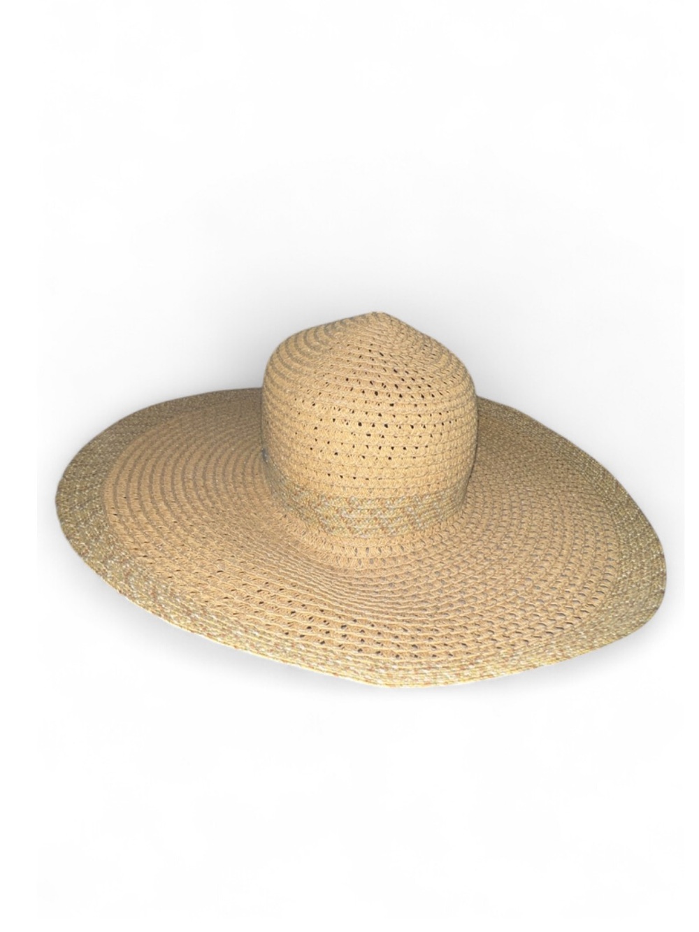 C.C Exclusives Adjustable Tan Straw Hat